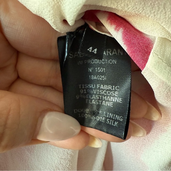 Isabel Marant pink & white leopard animal print Carley dress - Medium (FR 44) - Picture 10 of 12